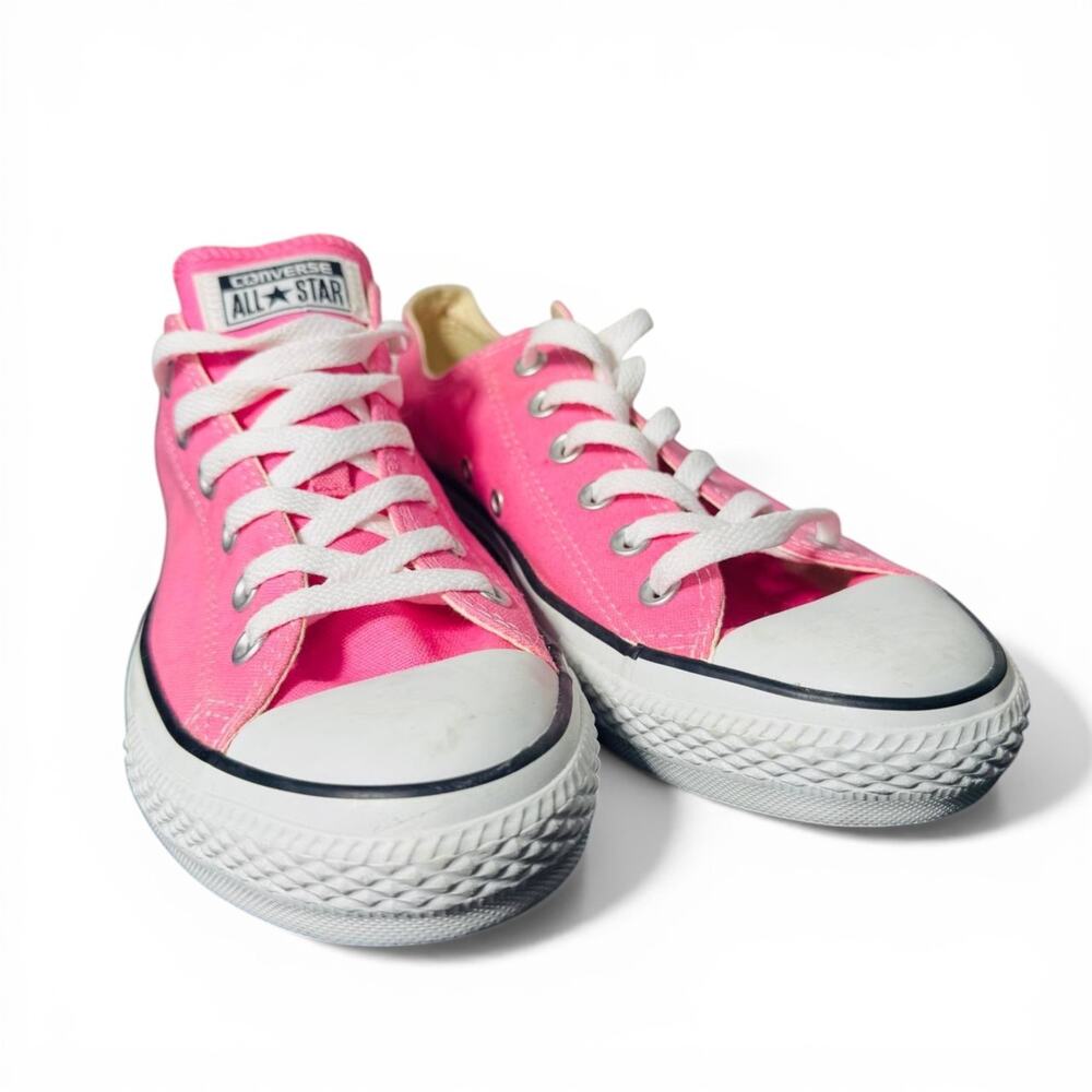 CONVERSE ALL STAR LOW TOP PINK CANVAS SNEAKERS WOMENS SIZE 10 / MENS 8